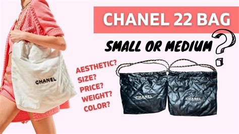 chanel 22 small size